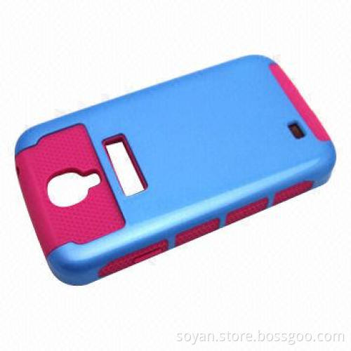 Hybrid PC + TPU Case for Samsung Galaxy S4 with Dual-color, Customized Designs Highly Welcomed